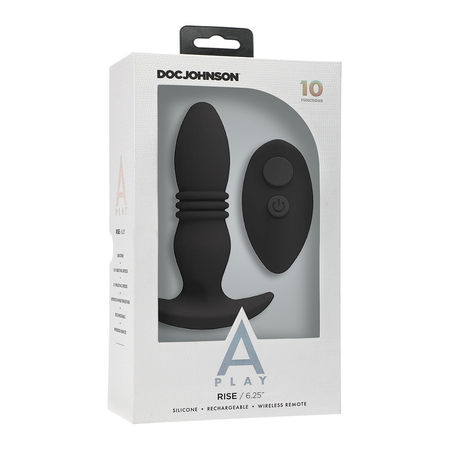 Rise  - Silicone Anal Plug With Remote