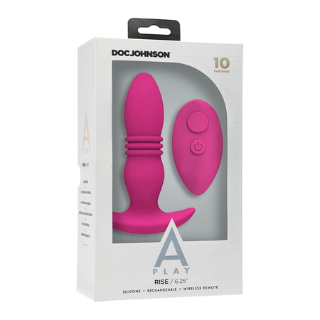 Rise - Silicone Anal Plug With Remote