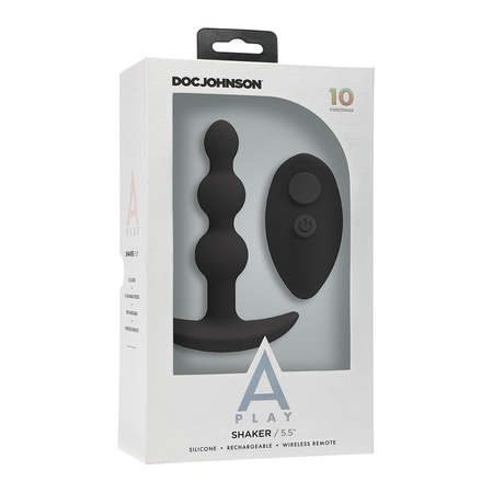 Beaded Vibe- Silicone Anal Plug With Remote