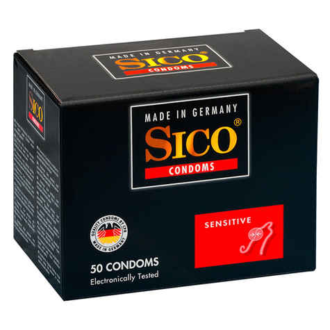 Sico Sensitive Condooms - 50 Darab