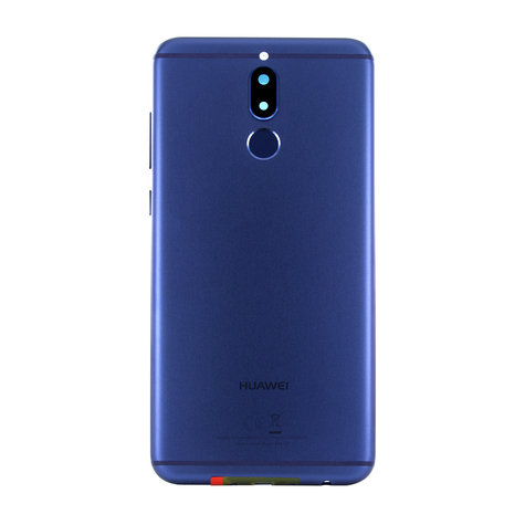 Huawei Mate 10 Lite - Eredeti Pótalkatrész - Akkumulátorfedél - Kék