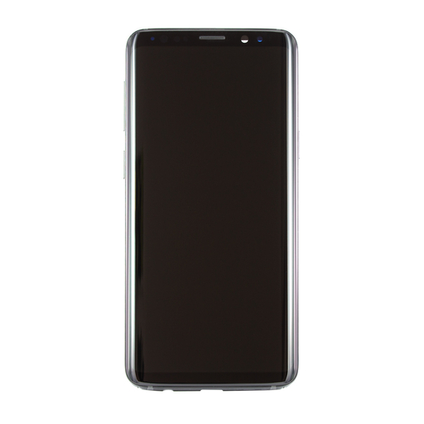 Samsung G960f Galaxy S9 - Eredeti Pótalkatrész - Lcd Kijelző / Érintőképernyő Kerettel - Fekete