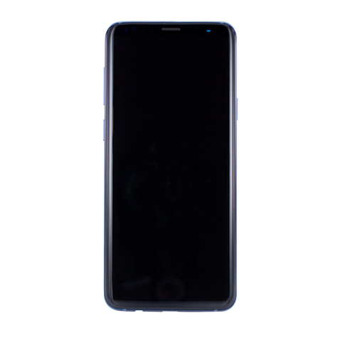 Samsung G965f Galaxy S9 Plus- Eredeti Pótalkatrész - Lcd Kijelző / Érintőképernyő Kerettel - Kék