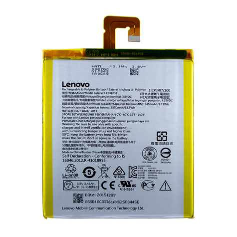 Lenovo - Li-Polimer Akkumulátor - L13d1p31 - Ideapad S5000 - 3450mah