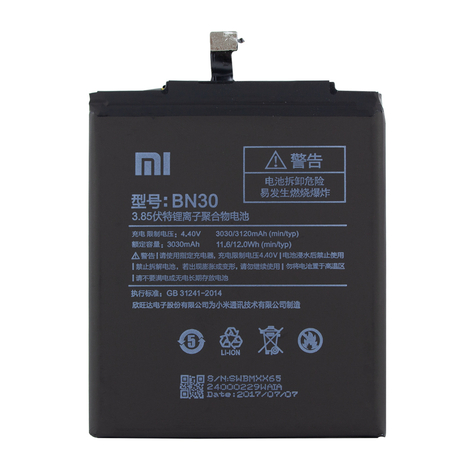 Xiaomi - Lítium-Ion Akkumulátor - Bn30 - Xiaomi Redmi 4a - 3030mah
