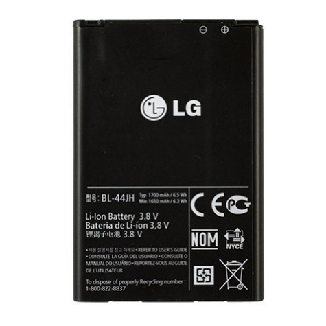 LG - BL-44JH - Li-Ion akkumulátor - P700 Optimus L7 - 1700mAh