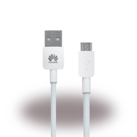 Huawei - Töltő / adatkábel - Micro USB - 1m - fehér