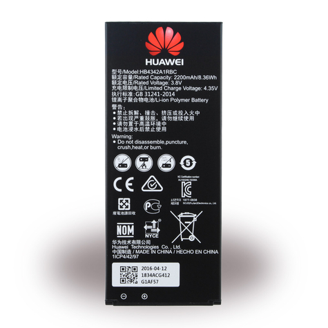 Huawei - Hb4342a1rbc - Lítium-Ion-Polimer Akkumulátor - Ascend Y6, Honor 4a - 2200mah