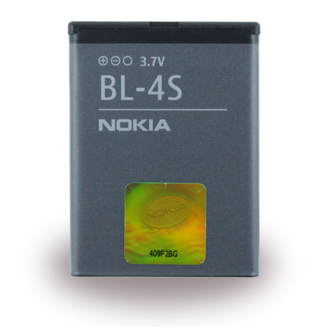 Nokia - Bl-4s - Lítium-Polimer Akkumulátor - 2680 Dia - 860mah