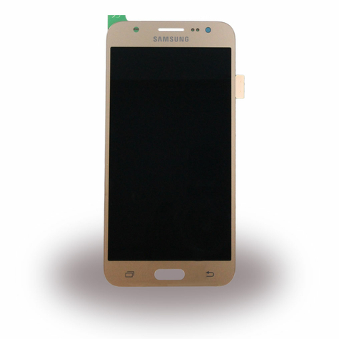 Samsung J500f Galaxy J5 - Eredeti Pótalkatrész - Lcd Kijelző / Érintőképernyő - Arany Színű