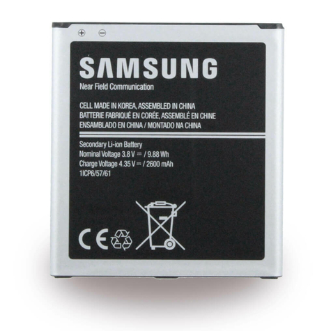 Samsung - Eb-Bg531bbe - Lítium-Ion Akkumulátor - J500f Galaxy J5 - 2600mah