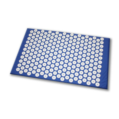 Shanti akupresszúrás szőnyeg / körömszőnyeg (65 x 41 cm, kék)
