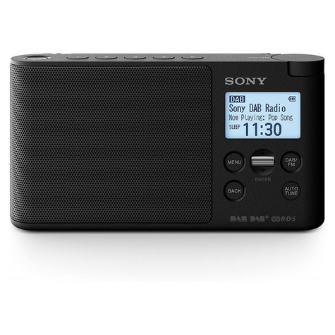 Sony Xdr-P1dbp Dab+ Rádió, Fekete Színű