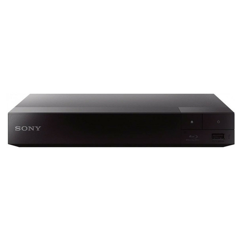 Sony Bdp-S1700 Blu-Ray Lejátszó Usb-Porttal És Ethernet-Csatlakozással, Fekete Színű