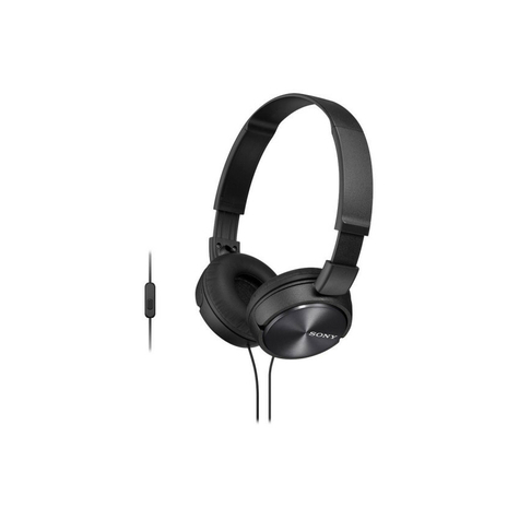 Sony Mdr-Zx310apb Fülhallgató Headset Funkcióval - Fekete