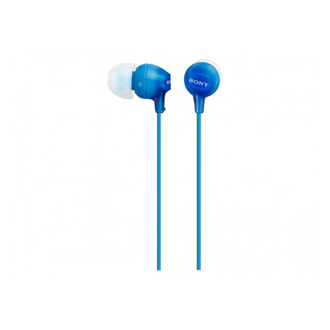 Sony Mdr-Ex15lpli Fülhallgató - Kék