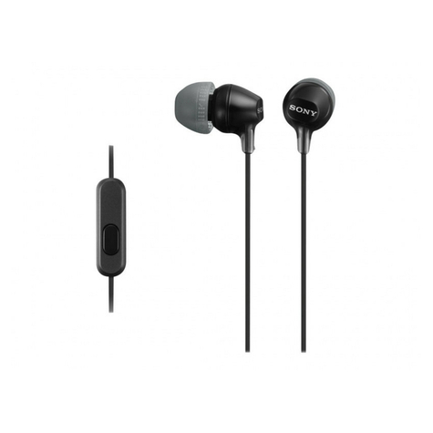 Sony Mdr-Ex15apb Fülhallgató Headset Funkcióval - Fekete Színben