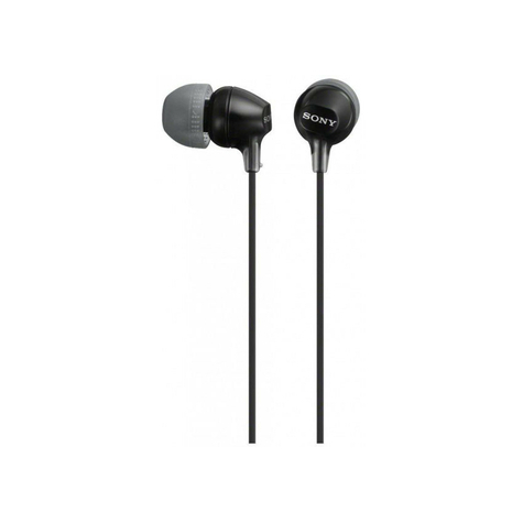 Sony Mdr-Ex15lpb Fülhallgató - Fekete