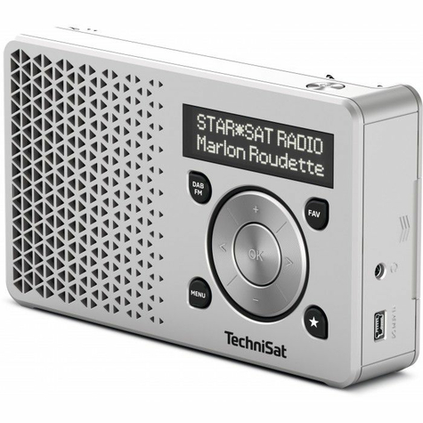 Technisat Digitradio 1, Ezüst Fm/Dab+ Akkumulátorral+Tápegységgel