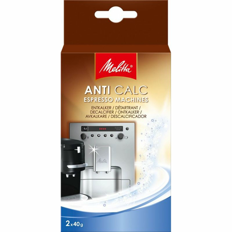 Melitta Anti Calc Eszpresszógépek - Vízkőmentesítő Automata Gépekhez (2x40g)