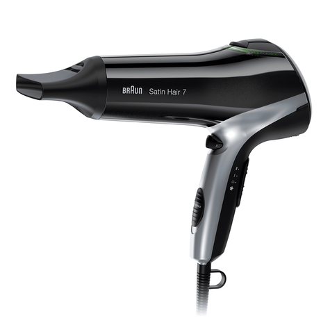 Braun Satin Hair 7 HD 710 Iontec hajszárító fekete
