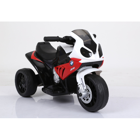 Gyermekjármű - Elektromos gyermekmotoros kerékpár - Tricikli - BMW licenc - Modell 188-Red