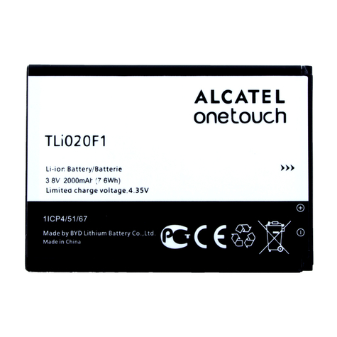 Alcatel Liion Battery Tli20f1 One Touch Pop C7 Ot7040 And Ot7041 2000mah