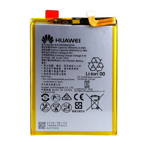 Huawei - Hb396693ecw - Lítium-Ion Akkumulátor - Mate 8 - 4000mah