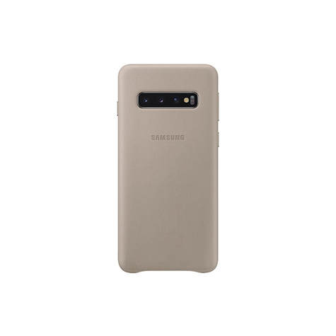 Samsung - Bőr Tok - Samsung Galaxy S10e - Szürke - Mobiltelefon Tok