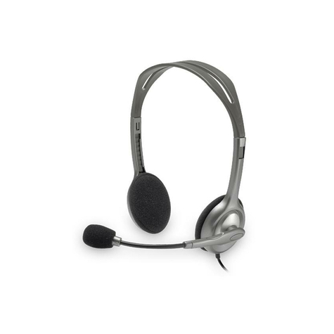 Logitech Stereo Headset H110 - Fejhallgató - Fülre Szerelhető - Vezetékes