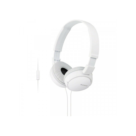 Sony Mdr-Zx110apw Belépő Szintű Fejhallgató Headset Funkcióval, Fehér Színben