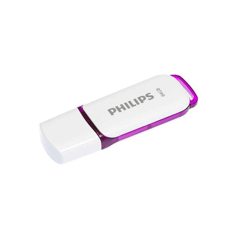 Philips Usb 2.0 64 Gb Snow Edition Lila Fm64fd70b/10