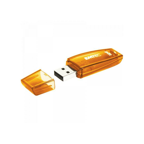 Usb Flashdrive 128gb Emtec C410 Blister (Narancssárga)