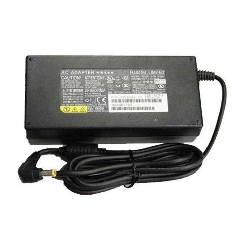 Fujitsu 3pin Ac Adapter 19v/65w Power Adapter/Inverter Indoor Black S26391-F3096-L509