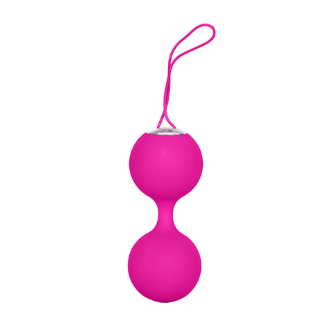 Embrace Love Balls, Cone Exerc. , 7funct. , Usb, Silicone, Pink, 9cm