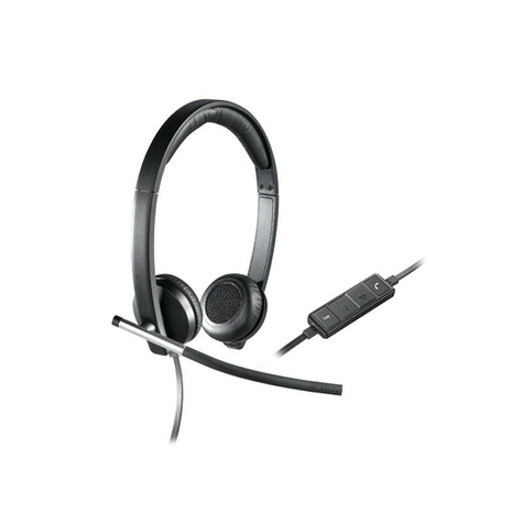 Fejhallgató Logitech Usb Headset Stereo H650e 981-000519