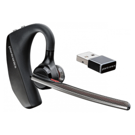 Plantronics Voyager 5200 Uc Bluetooth Headset, Fülhallgatós Modell, Usb Dongle