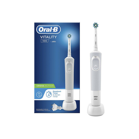 Oral-B Vitality 100 Crossaction Elektromos Fogkefe Fehér