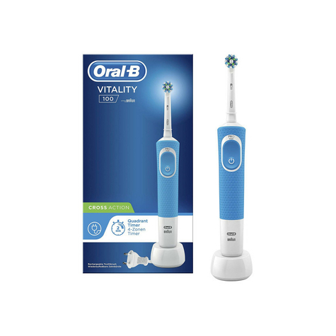 Oral-B Vitality 100 Crossaction Elektromos Fogkefe Kék