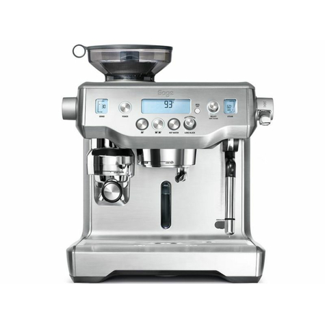 Sage Appliances Ses980 Espresso Machine The Oracle, Brushed Stainless Steel