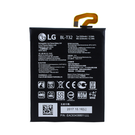 Lg Electronics - Bl-T32 - Li-Ion Akkumulátor - Lg G6/G6+/H870/H871/H872 - 3300mah