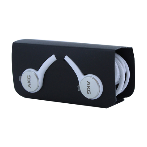 Samsung - AKG fülhallgató / fejhallgató - 3,5 mm - fehér