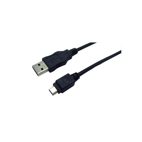 LogiLink USB 2.0 (A-típusú) USB Mini kábel, fekete, 1,8 m