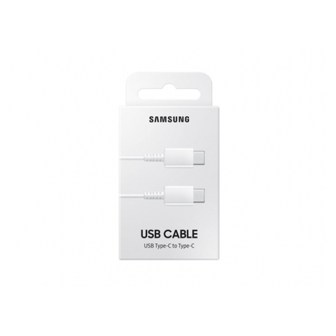 Samsung Usb Type-C Zu Usb Typ C Kábel, 1 M, 60w, Fehér