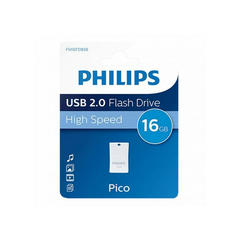 Philips Usb Flash Meghajtó 16 Gb 2.0 Usb Meghajtó Pico Fm16fd85b/00