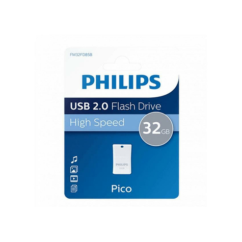 Philips Usb Flash Meghajtó 32 Gb 2.0 Usb Meghajtó Pico Fm32fd85b/00