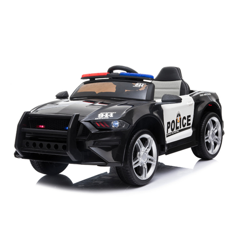 Gyermekjármű Elektromos Autó Rendőrségi Design 07 12v4,5ah Akkumulátor, 2 Motor 2,4ghz Távirányító, Mp3
