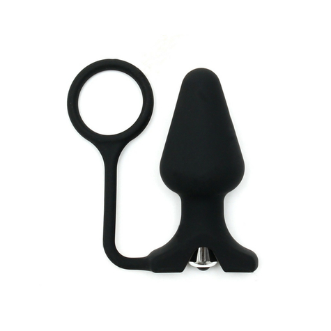 Rimba Silicone Butt Plug With Cockring
