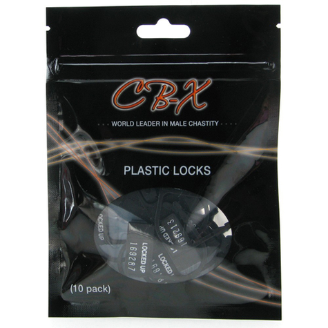 Cb-X Plastic Padlocks 10 Pieces