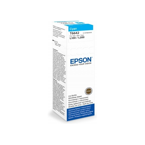 Epson T6642 - Eredeti - Cyan - Epson L100/L110/L200/L300/L355/L550 - 1 Darab(E) - 62 Mm - 145 Mm